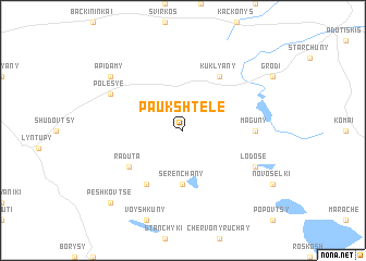 map of Paukshtele