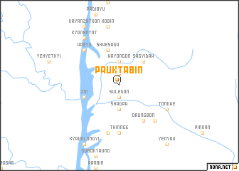 map of Pauktabin