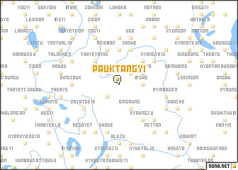 map of Pauktangyi