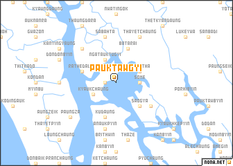 map of Pauktawgyi