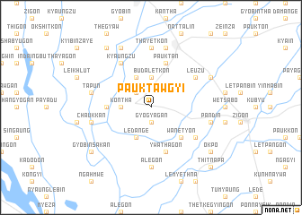 map of Pauktawgyi