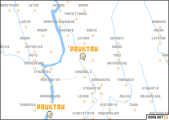 map of Pauktaw