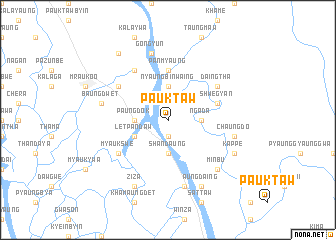 map of Pauktaw