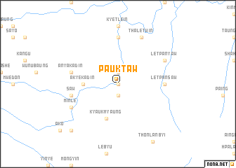 map of Pauktaw