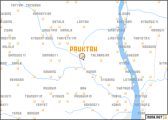 map of Pauktaw