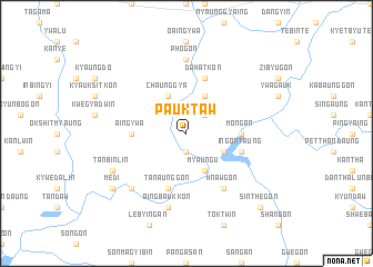 map of Pauktaw