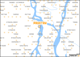 map of Pauktaw