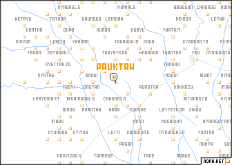 map of Pauktaw