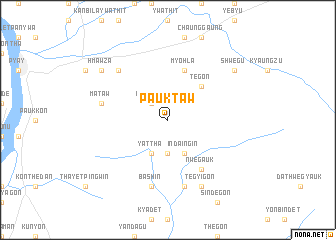 map of Pauktaw