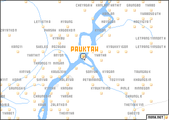 map of Pauktaw