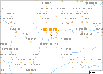 map of Pauktaw