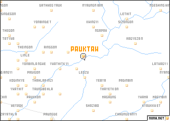 map of Pauktaw