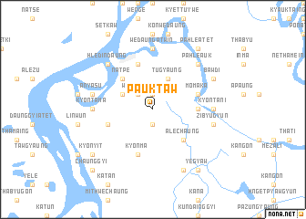 map of Pauktaw