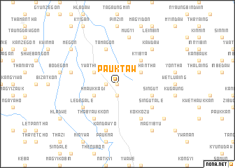 map of Pauktaw