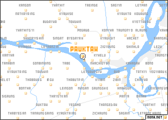 map of Pauktaw