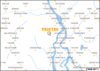 map of Pauktaw