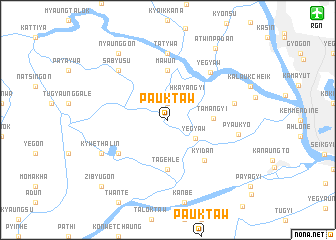 map of Pauktaw