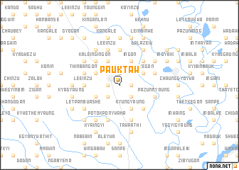 map of Pauktaw