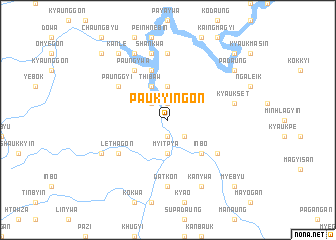 map of Paukyingon