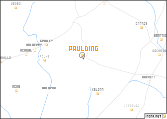 map of Paulding