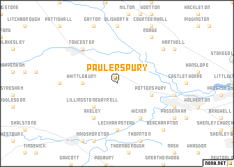 map of Paulerspury