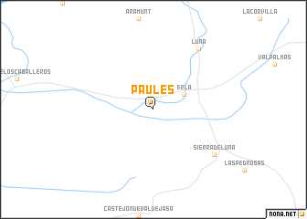 map of Paúles