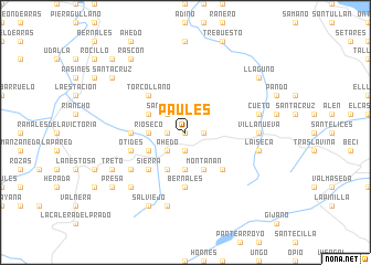 map of Paules