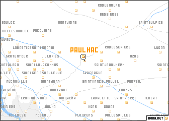 map of Paulhac