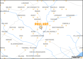 map of Paulhan