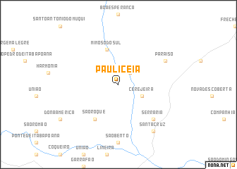 map of Paulicéia