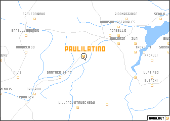 map of Paulilatino