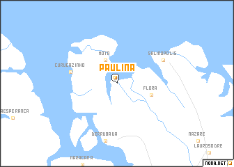 map of Paulina