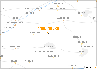 map of Paulinovka