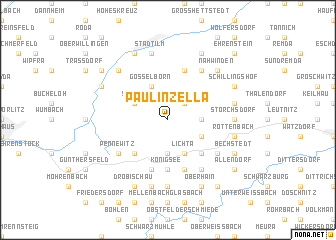 map of Paulinzella