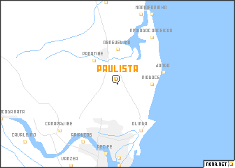 map of Paulista