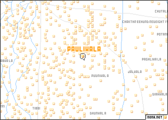 map of Pauliwāla
