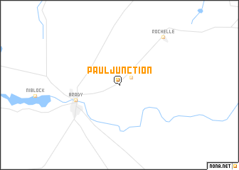 map of Paul Junction