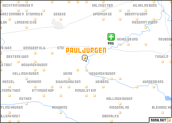 map of Pauljürgen