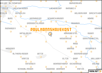 map of Paulmannshavekost