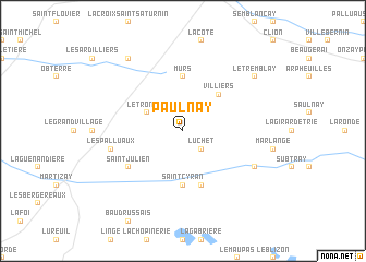 map of Paulnay