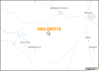 map of Paulo Bento