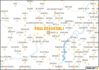 map of Paul Reevesbli