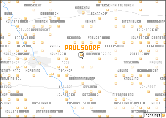 map of Paulsdorf