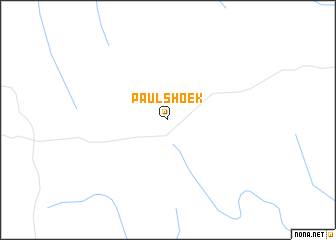 map of Paulshoek