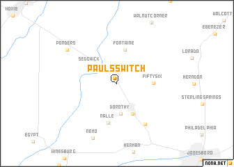 map of Pauls Switch