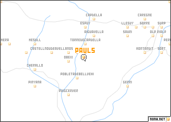 map of Paúls
