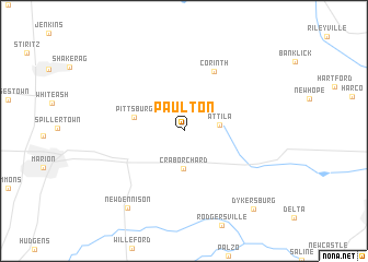 map of Paulton