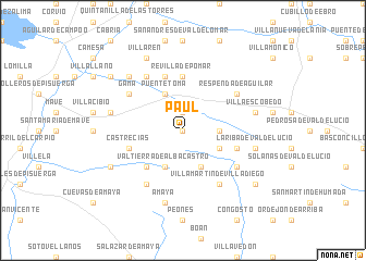 map of Paúl