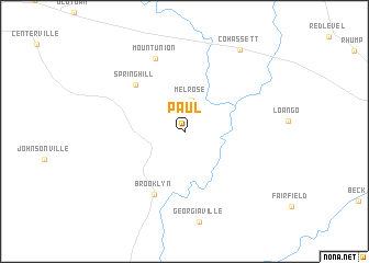 map of Paul