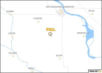 map of Paul